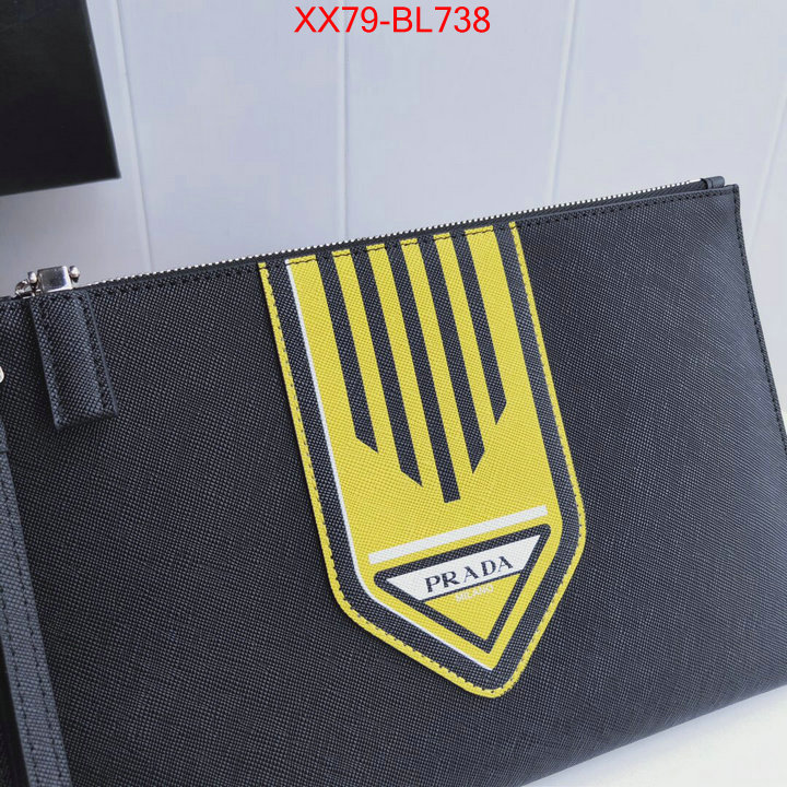 Prada Bags(TOP)-Clutch-,ID: BL738,$:79USD