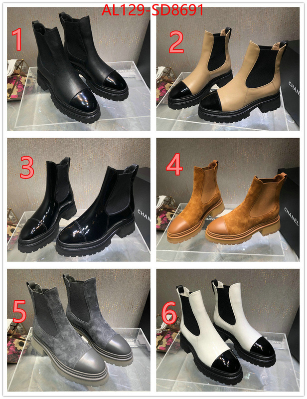 Women Shoes-Chanel,mirror quality , ID: SD8691,$: 129USD