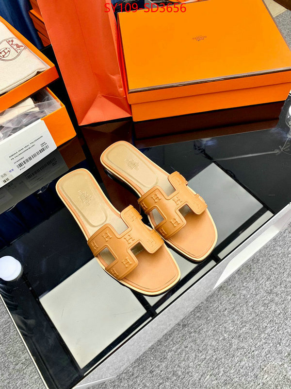 Women Shoes-Hermes,fake aaaaa , ID: SD3656,$: 109USD