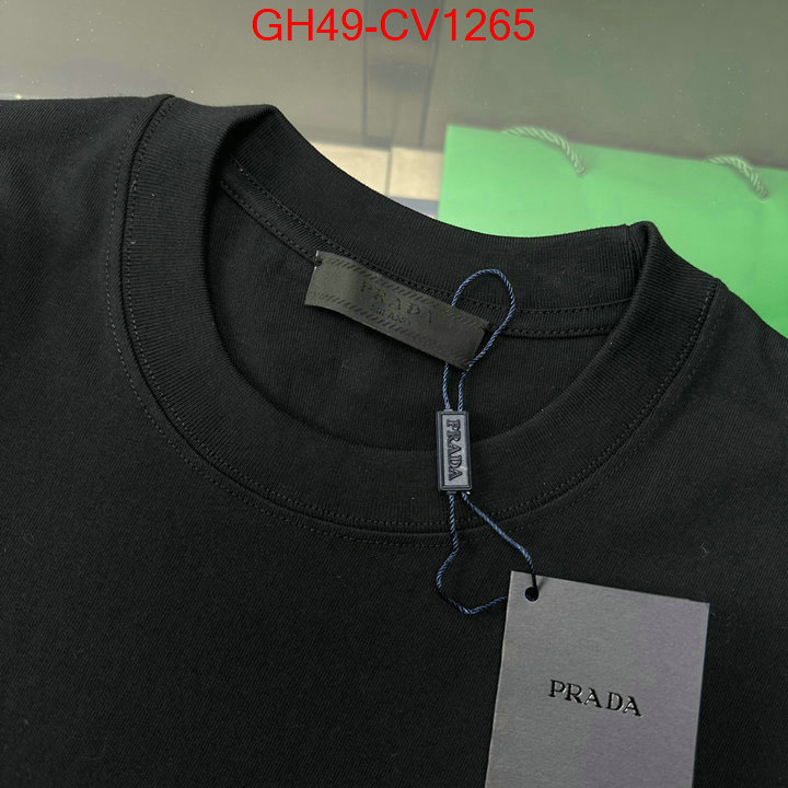 Clothing-Prada,shop cheap high quality 1:1 replica , ID: CV1265,$: 49USD