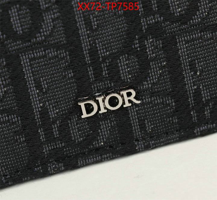 Dior Bags(TOP)-Wallet-,ID: TP7585,$: 72USD