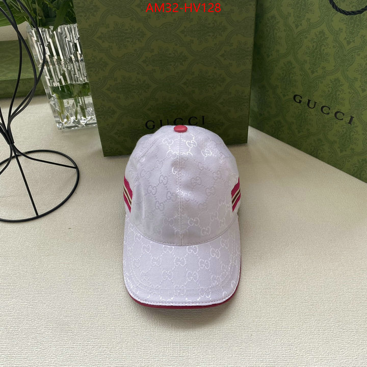 Cap (Hat)-Gucci,high quality 1:1 replica , ID: HV128,$: 32USD