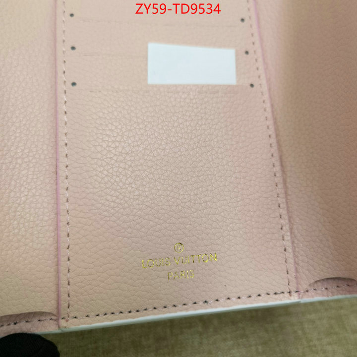 LV Bags(4A)-Wallet,luxury fashion replica designers ,ID: TD9534,$: 59USD