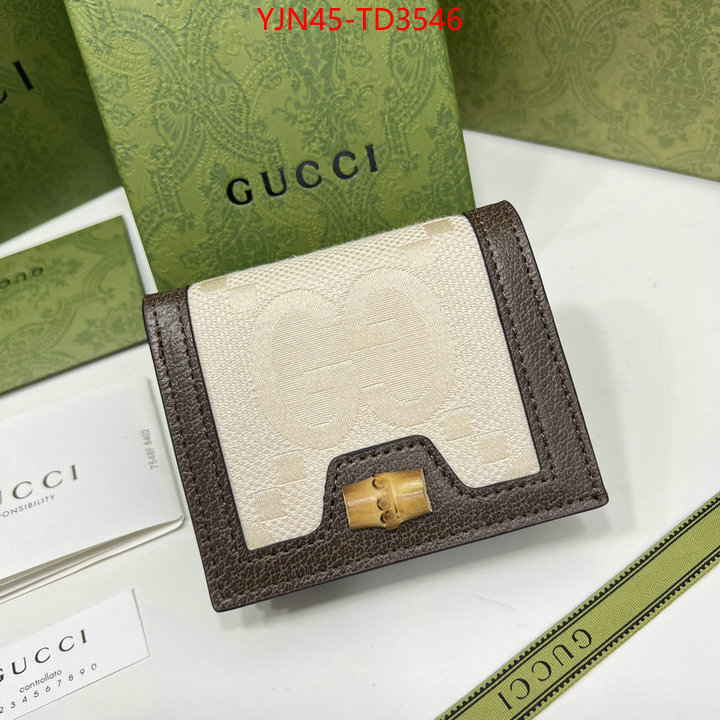 Gucci Bags(4A)-Wallet-,aaaaa+ class replica ,ID: TD3546,$: 45USD