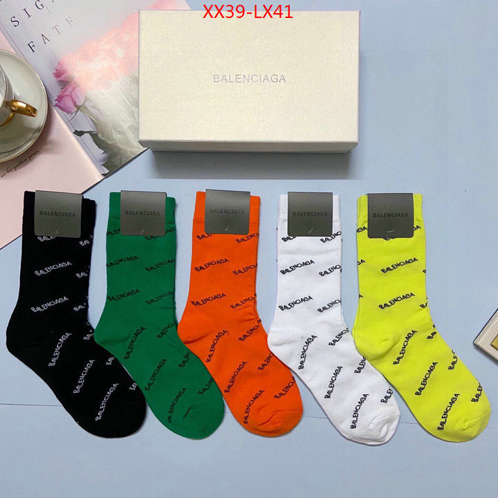 Sock-Balenciaga,replica , ID:LX41,$: 39USD