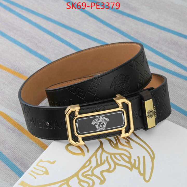 Belts-Versace,luxury cheap , ID: PE3379,$: 69USD