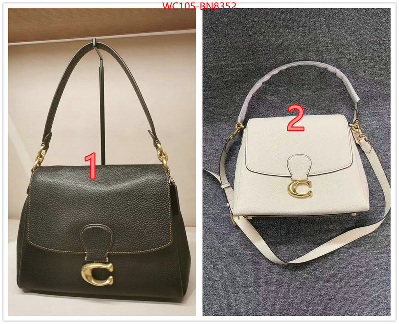 Coach Bags(4A)-Handbag-,cheap wholesale ,ID: BN8352,$: 105USD