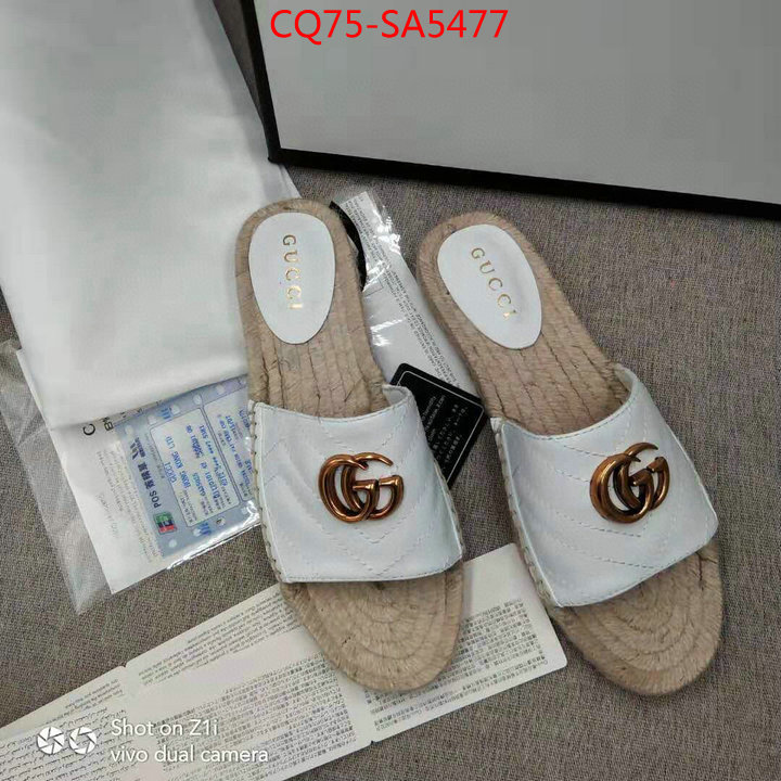 Women Shoes-Gucci,fake designer , ID: SA5477,$: 75USD