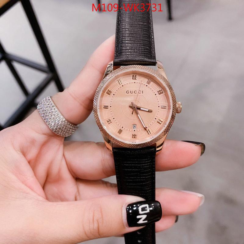 Watch(4A)-Gucci,top designer replica , ID: WK3731,$:109USD