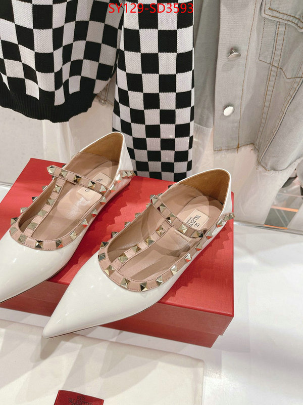 Women Shoes-Valentino,wholesale 2023 replica , ID: SD3593,$: 129USD