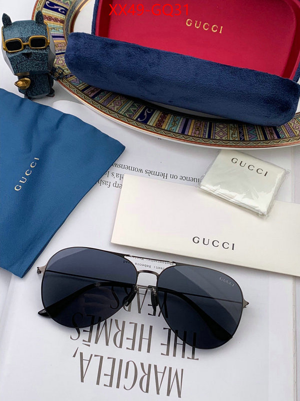 Glasses-Gucci,2023 aaaaa replica 1st copy , ID: GQ31,$: 49USD