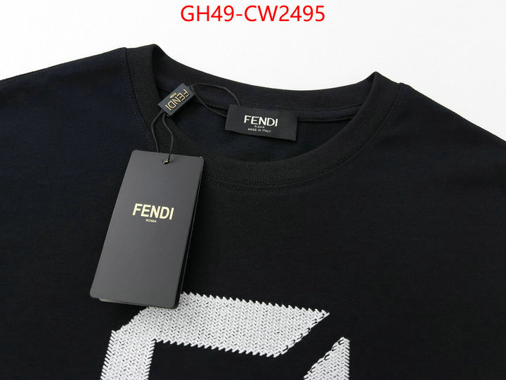 Clothing-Fendi,2023 aaaaa replica 1st copy , ID: CW2495,$: 49USD