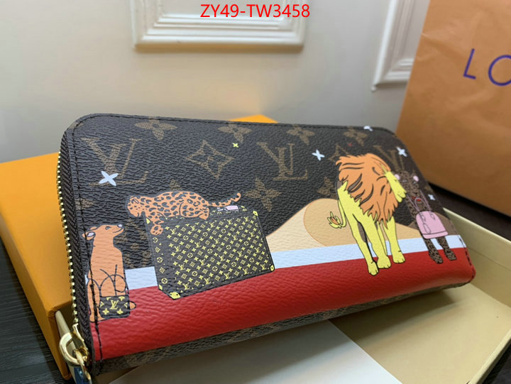 LV Bags(4A)-Wallet,wholesale 2023 replica ,ID: TW3458,$: 49USD