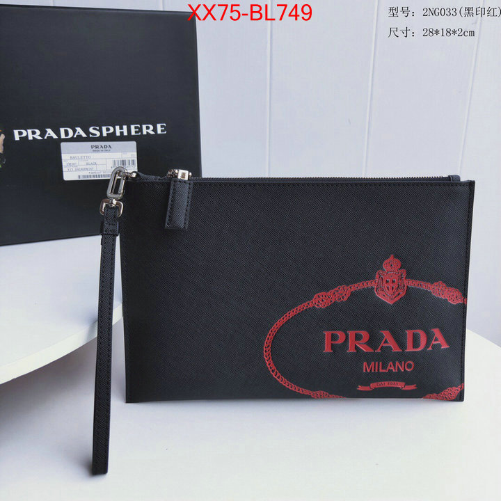 Prada Bags(TOP)-Clutch-,ID: BL749,$:75USD