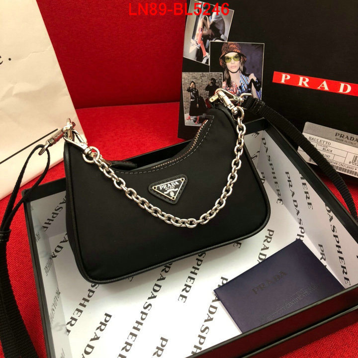 Prada Bags(4A)-Re-Edition 2000,buy first copy replica ,ID: BL5246,$: 89USD