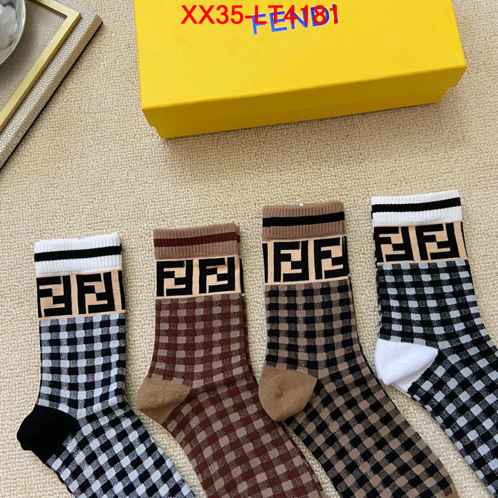 Sock-Fendi,top sale ,where should i buy to receive , ID: LT4181,$: 35USD