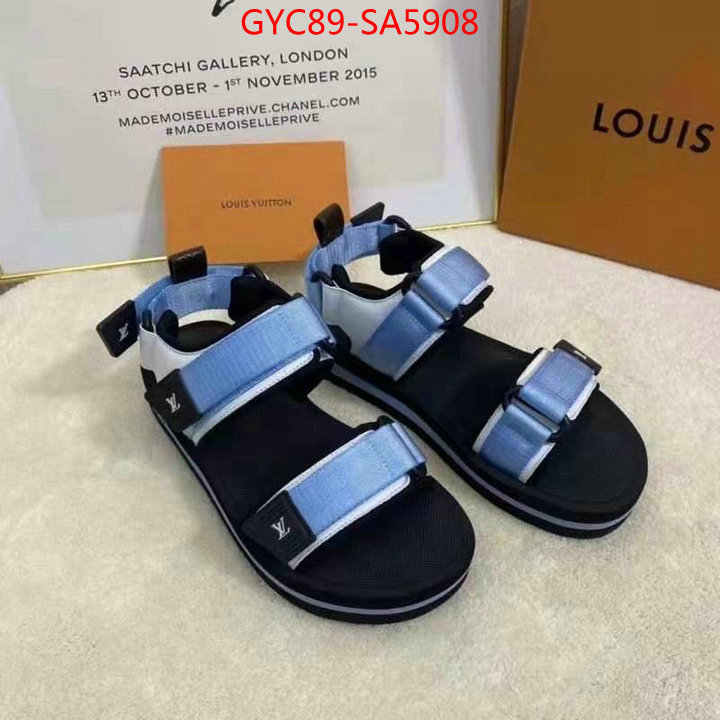 Women Shoes-LV,wholesale imitation designer replicas , ID: SA5908,$: 89USD