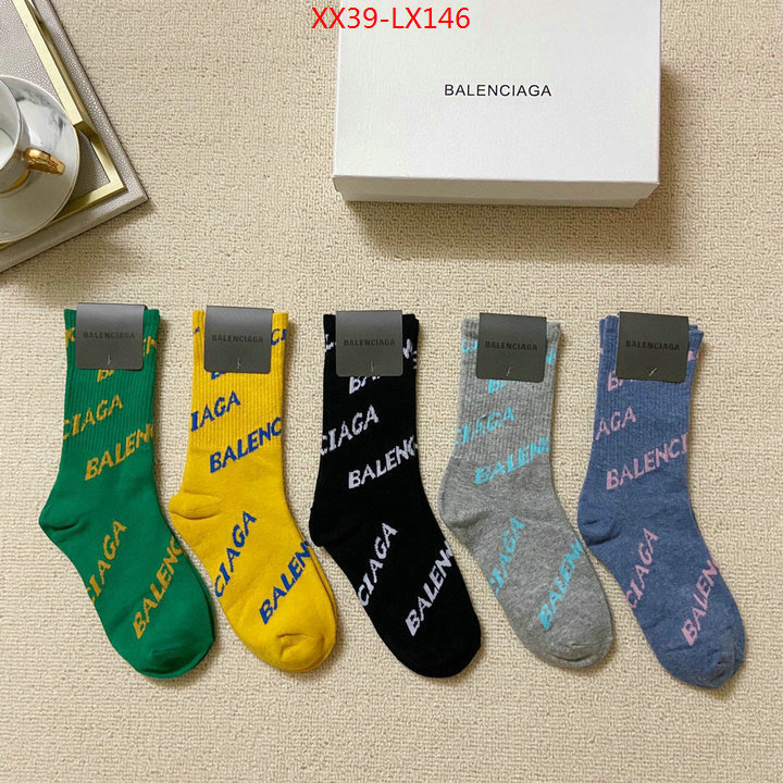 Sock-Balenciaga,replica for cheap , ID:LX146,$: 39USD