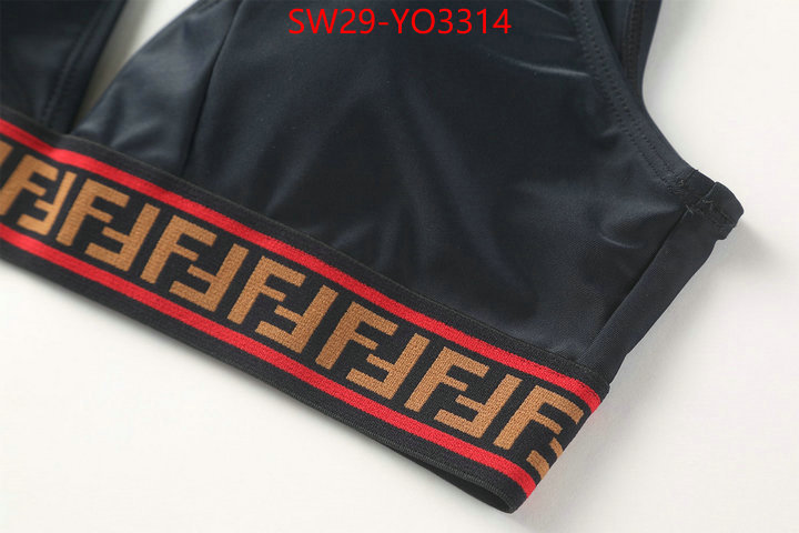 Swimsuit-Fendi,highest quality replica , ID: YO3314,$: 29USD