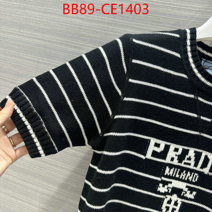 Clothing-Prada,high quality designer , ID: CE1403,$: 89USD