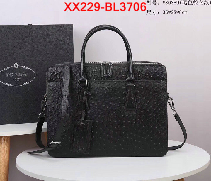 Prada Bags(TOP)-Handbag-,ID: BL3706,$: 229USD