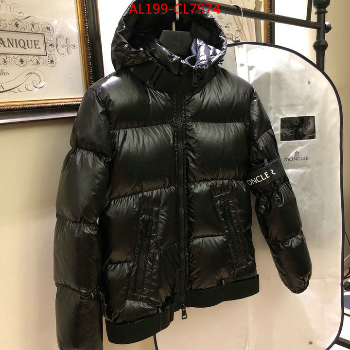 Down jacket Men-Moncler,best quality fake , ID: CL7974,$: 199USD