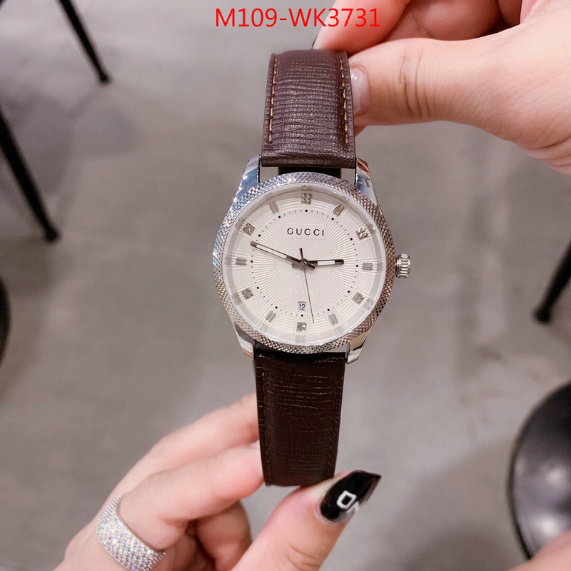 Watch(4A)-Gucci,top designer replica , ID: WK3731,$:109USD