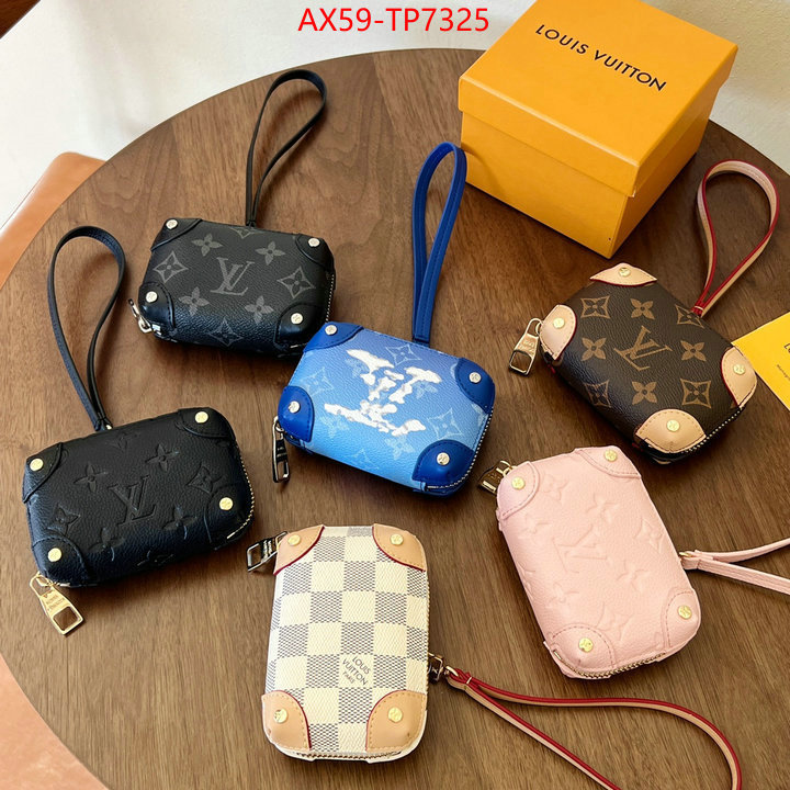 LV Bags(4A)-Wallet,fake designer ,ID: TP7325,$: 59USD