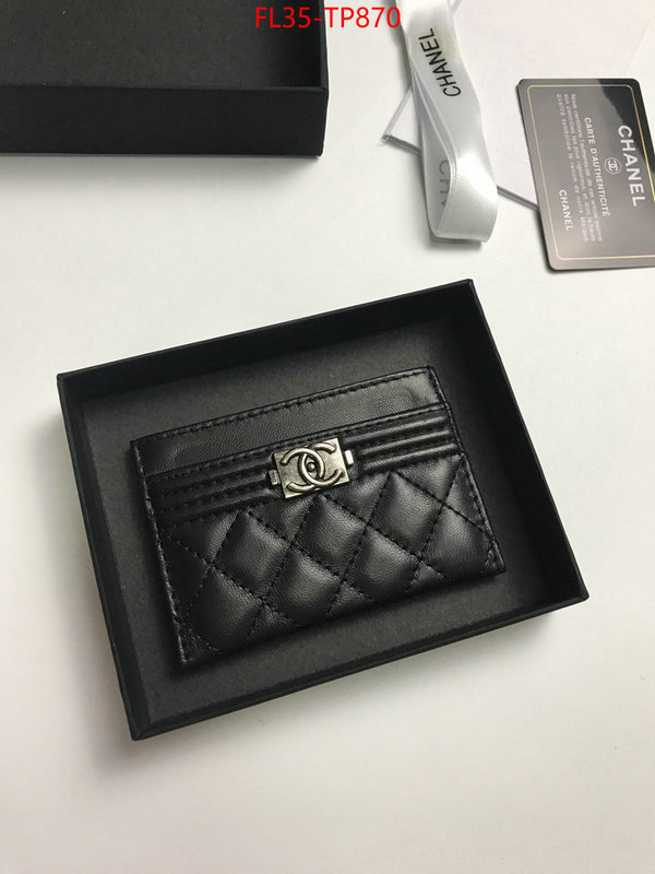 Chanel Bags(4A)-Wallet-,ID: TP870,$: 35USD