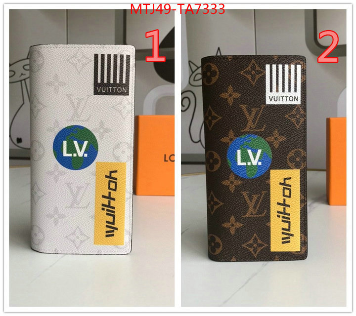 LV Bags(4A)-Wallet,ID: TA7333,$: 49USD