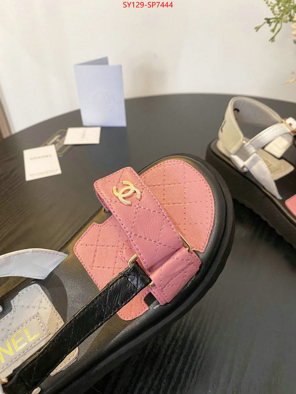 Women Shoes-Chanel,find replica , ID: SP7444,$: 129USD