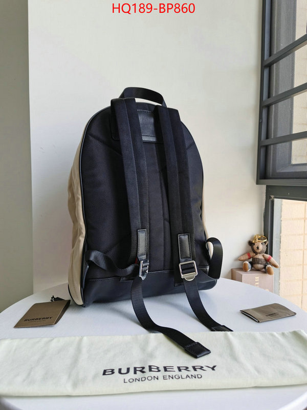 Burberry Bags(TOP)-Backpack-,perfect ,ID: BP860,$: 189USD