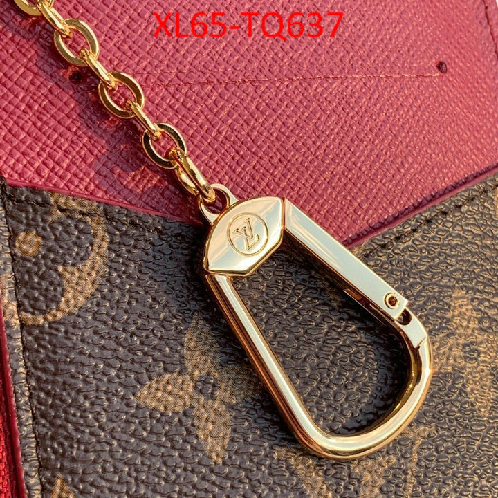LV Bags(TOP)-Wallet,ID: TQ637,$: 65USD