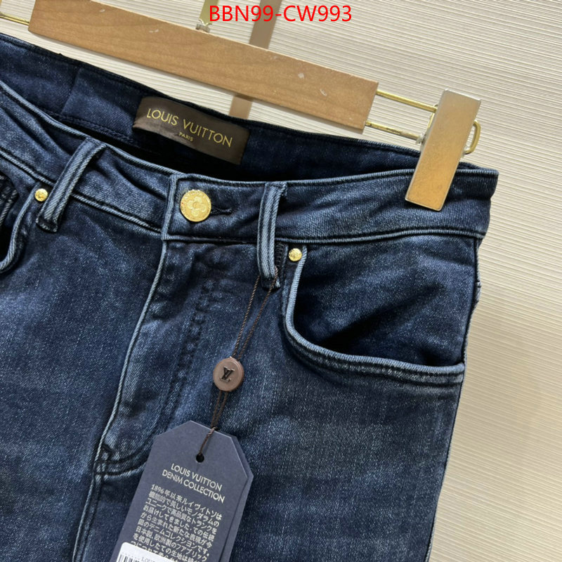 Clothing-LV,what is a counter quality , ID: CW993,$: 99USD