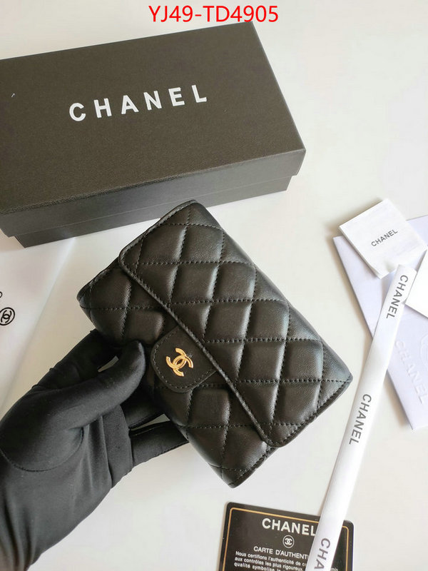 Chanel Bags(4A)-Wallet-,ID: TD4905,$: 49USD