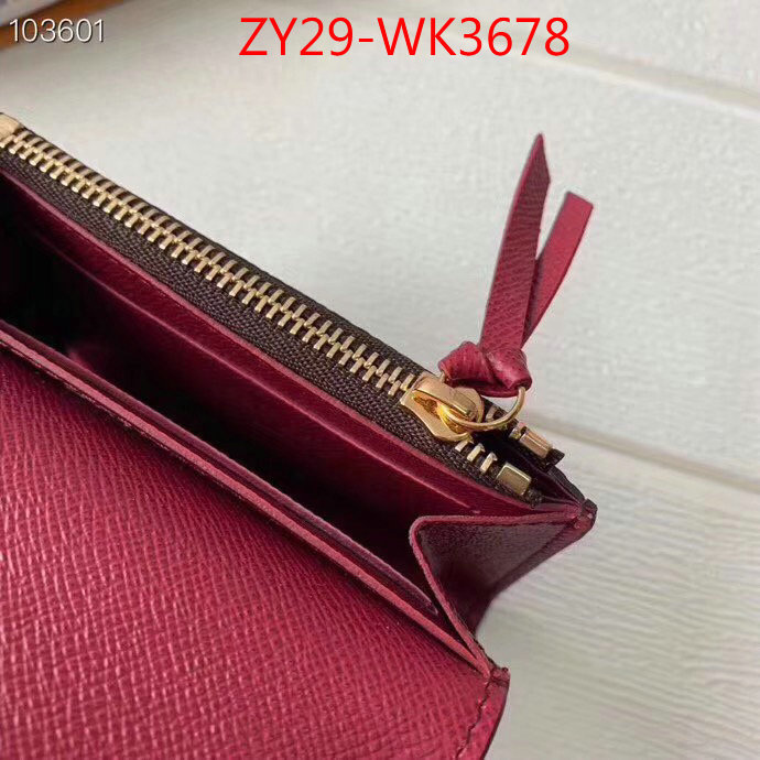 LV Bags(4A)-Wallet,ID: WK3678,$:29USD