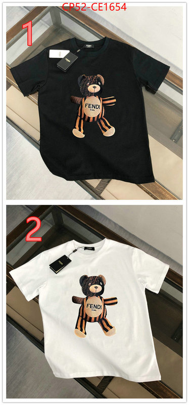 Clothing-Fendi,1:1 replica wholesale , ID: CE1654,$: 52USD