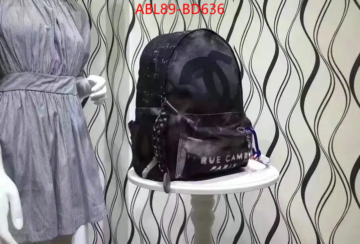 Chanel Bags(4A)-Backpack-,ID: BD636,$: 89USD