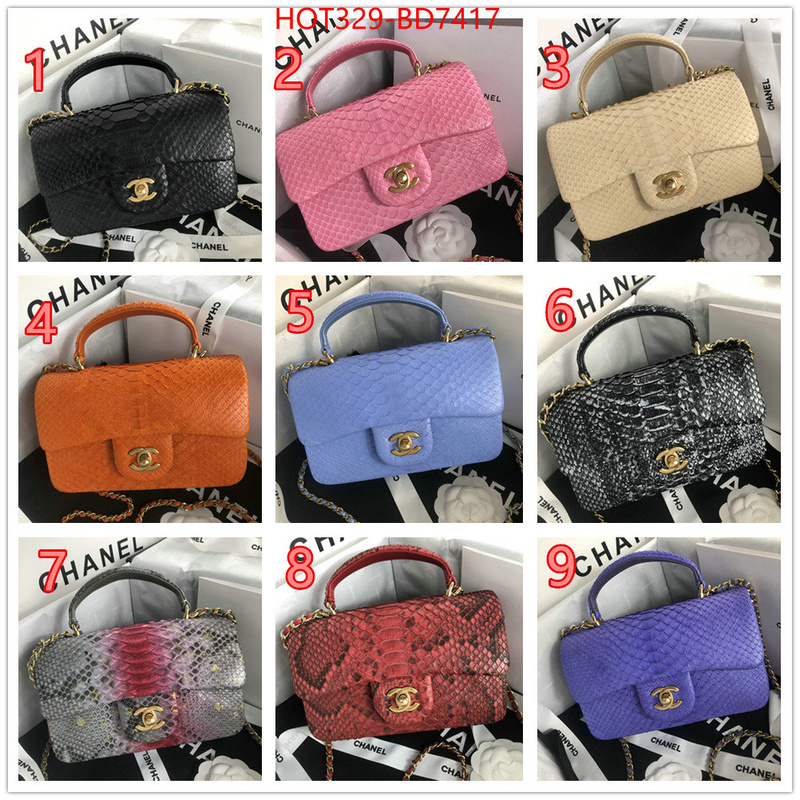 Chanel Bags(TOP)-Diagonal-,ID: BD7417,$: 329USD