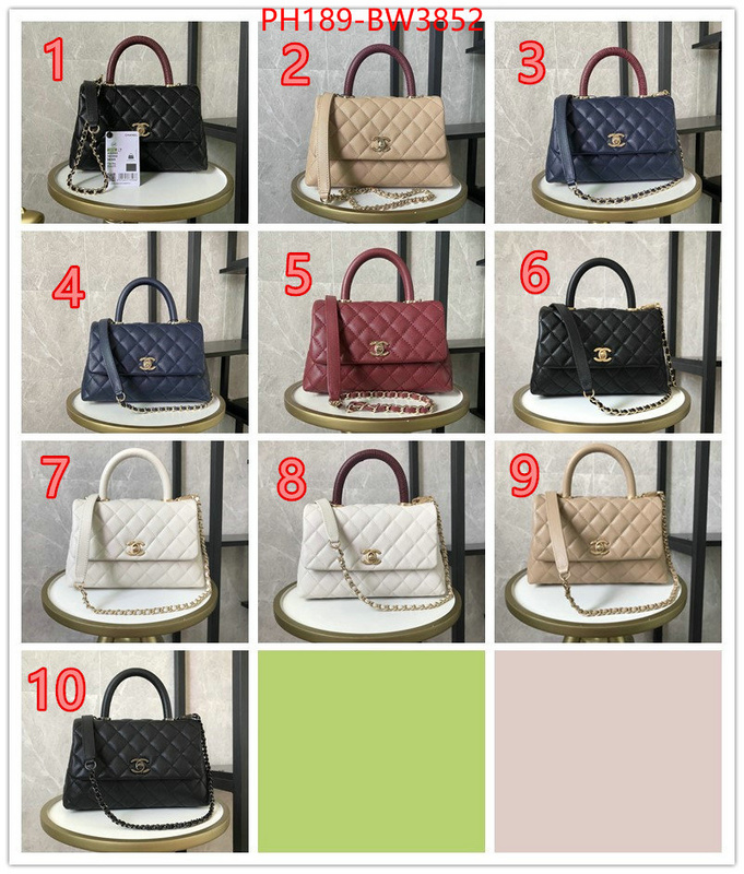 Chanel Bags(TOP)-Diagonal-,ID: BW3852,$: 189USD