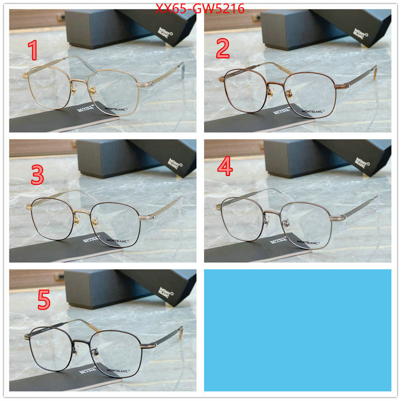 Glasses-Montblanc,replica every designer , ID: GW5216,$: 65USD