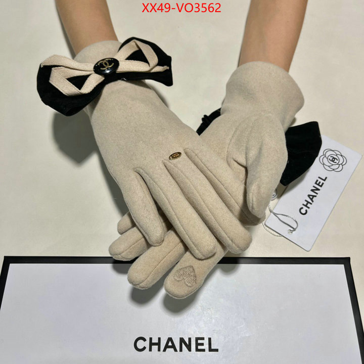 Gloves-Chanel,wholesale sale , ID: VO3562,$: 49USD