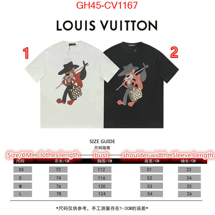 Clothing-LV,luxury fashion replica designers ,the quality replica , ID: CV1167,$: 45USD