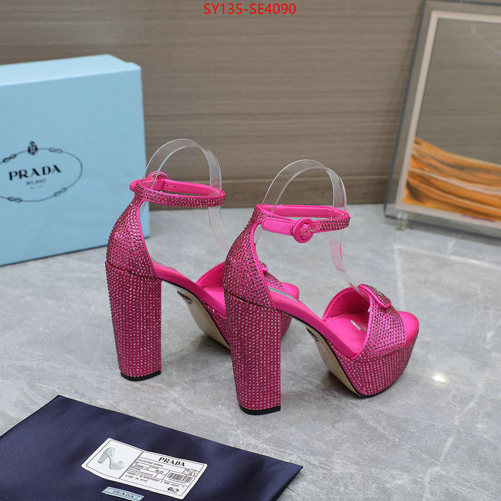 Women Shoes-Prada,mirror quality , ID: SE4090,$: 135USD