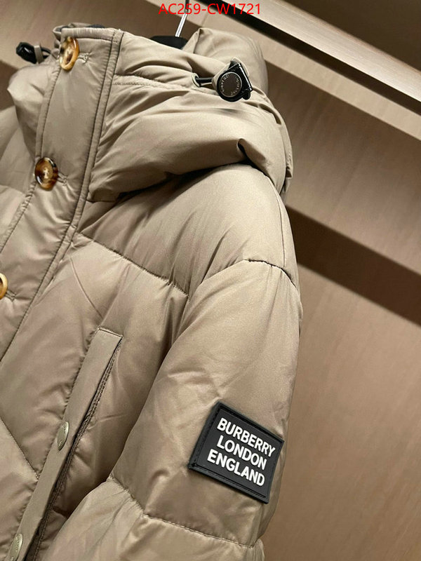 Down jacket Women-Burberry,replica , ID: CW1721,$: 259USD