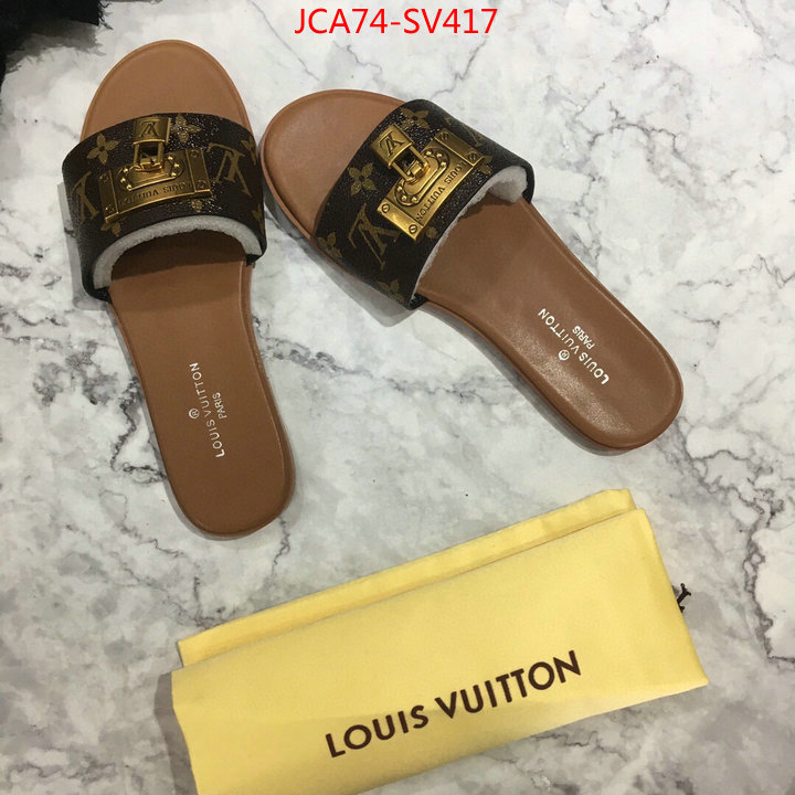 Women Shoes-LV,what 1:1 replica , ID: SV417,$:74USD