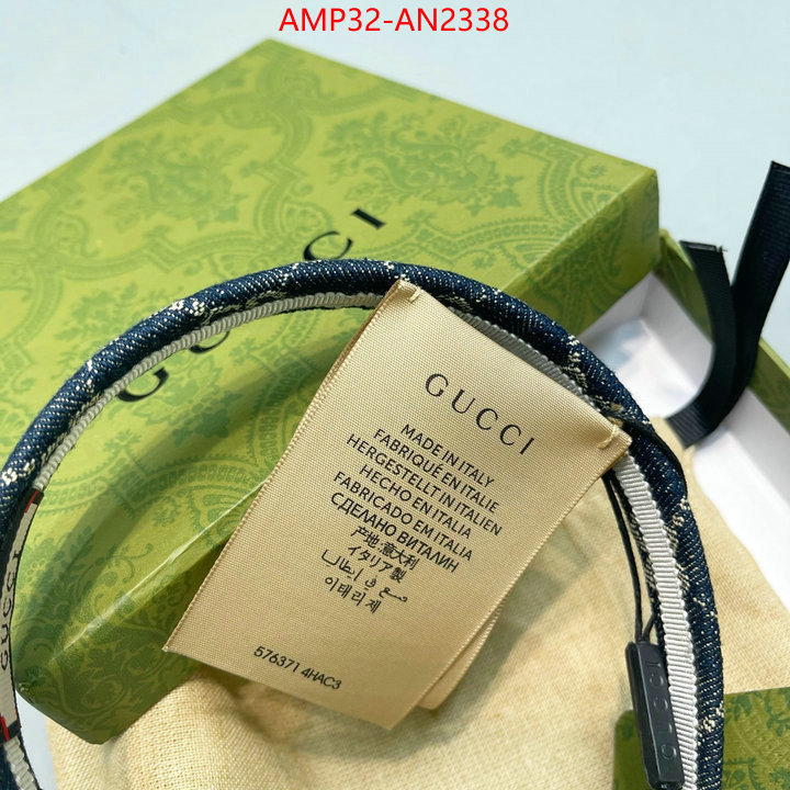 Hair band-Gucci,2023 aaaaa replica customize , ID: AN2338,$: 32USD