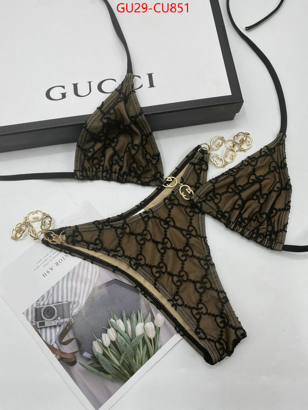 Swimsuit-GUCCI,replica 2023 perfect luxury , ID: CU851,$: 29USD