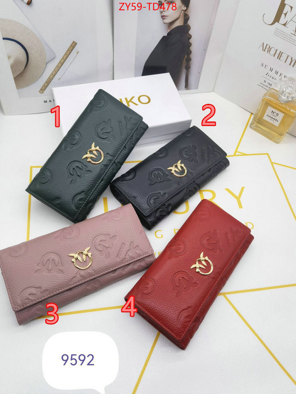 PINKO Bags(4A)-Wallet,sell online luxury designer ,ID: TD478,$: 59USD