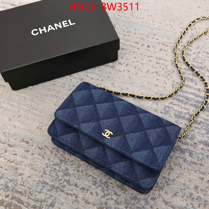 Chanel Bags(4A)-Diagonal-,ID: BW3511,$: 75USD